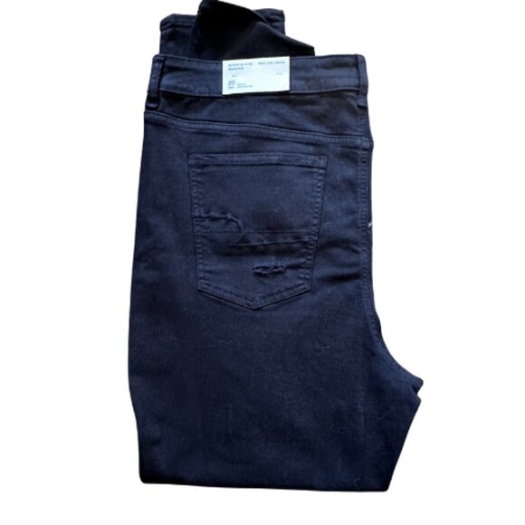 NEW American Eagle Next Level Super High-Waisted Jegging Size 20 Regular Black - Picture 3 of 7